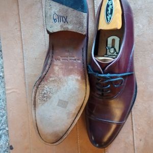 To Boot New York Burgundy Men's Cap-Toe Dress Laceup Shoes Size 9.5M